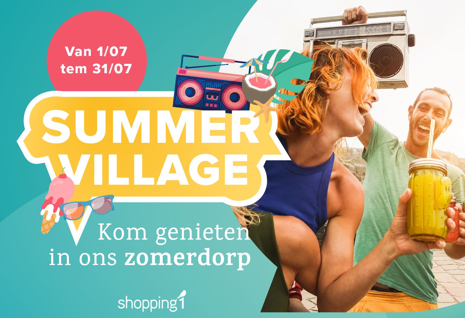 Zomerdorp in Shopping 1